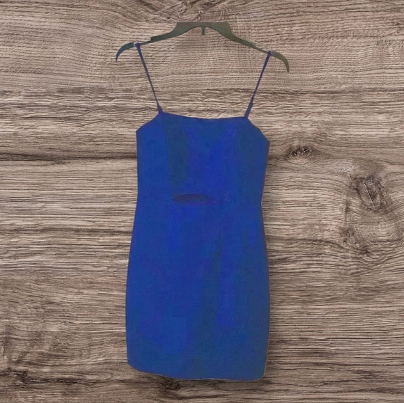 Midnight Doll Royal Blue semiformal dress,  Jr Size 7,  NWT - Picture 9 of 10